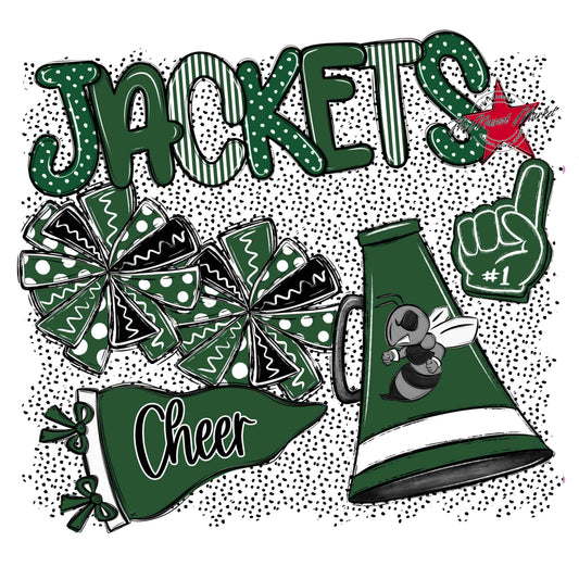 Jackets Cheer Spirit-Green