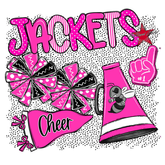 Jackets Cheer Spirit-Pink