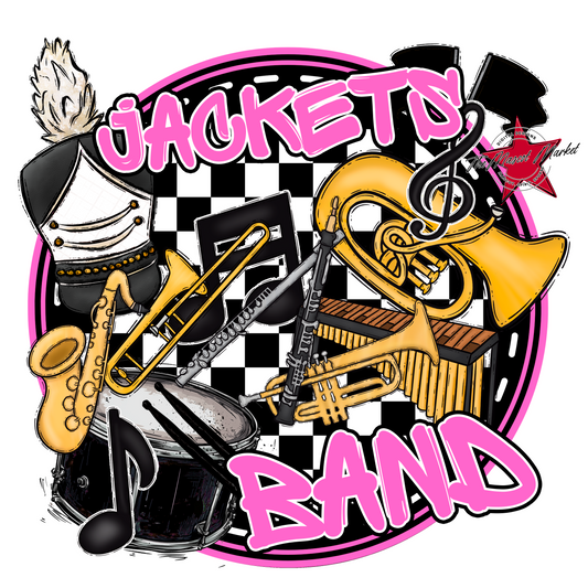 Jackets Circle Band Design-Baby Pink