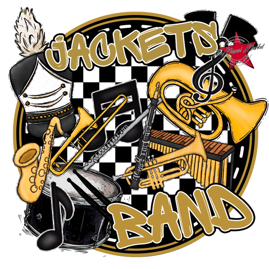 Jackets Circle Band Design-Gold