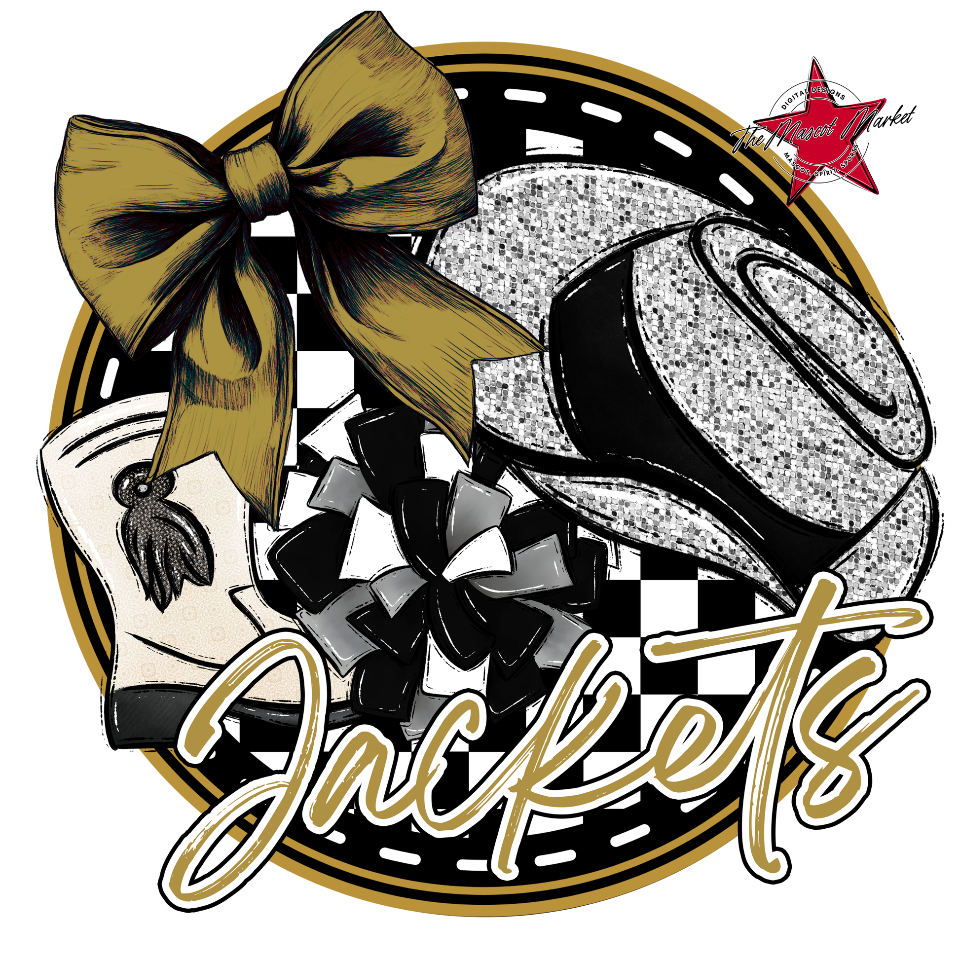 Jackets Circle Drillteam Design-Gold