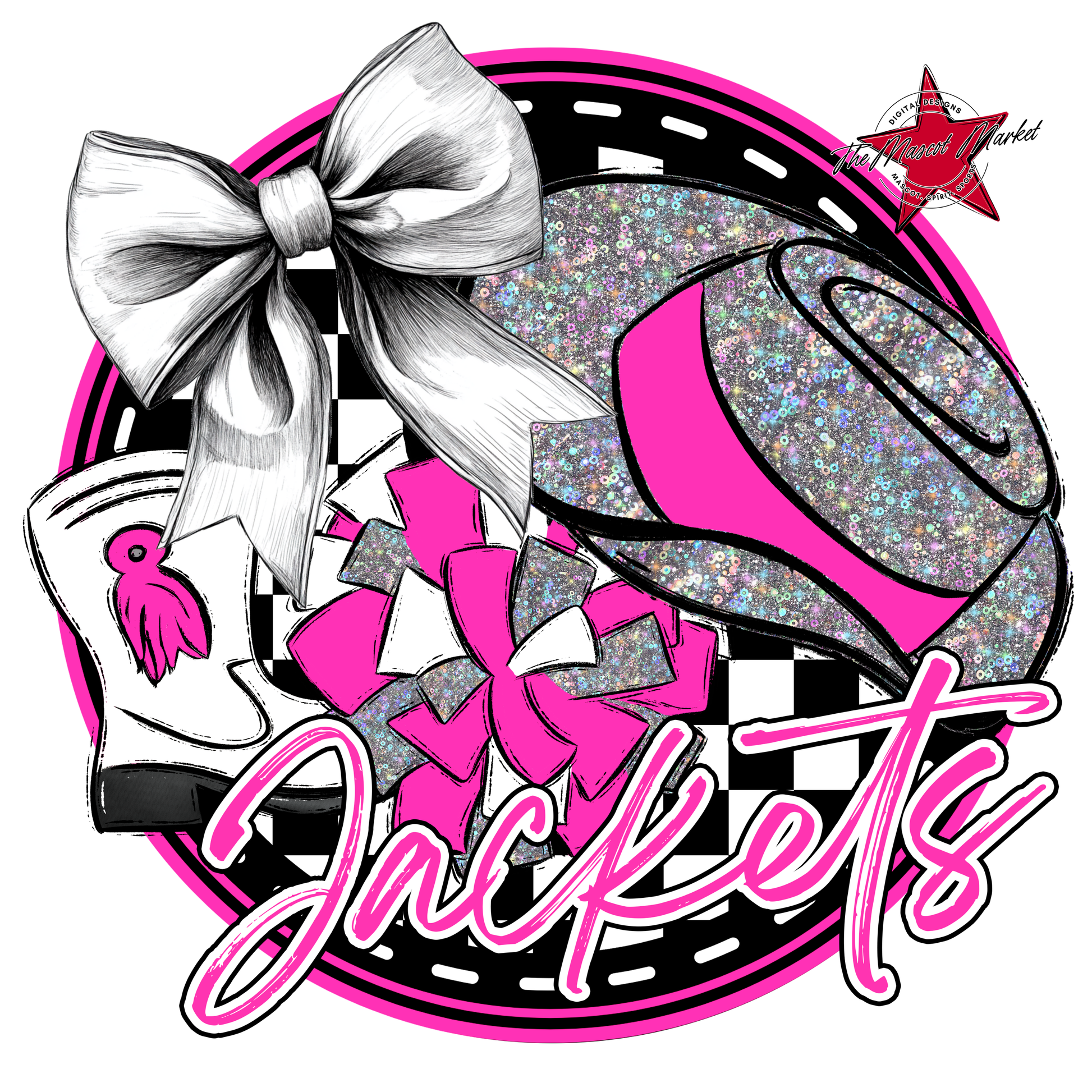 Jackets Circle Drillteam Design-Pink