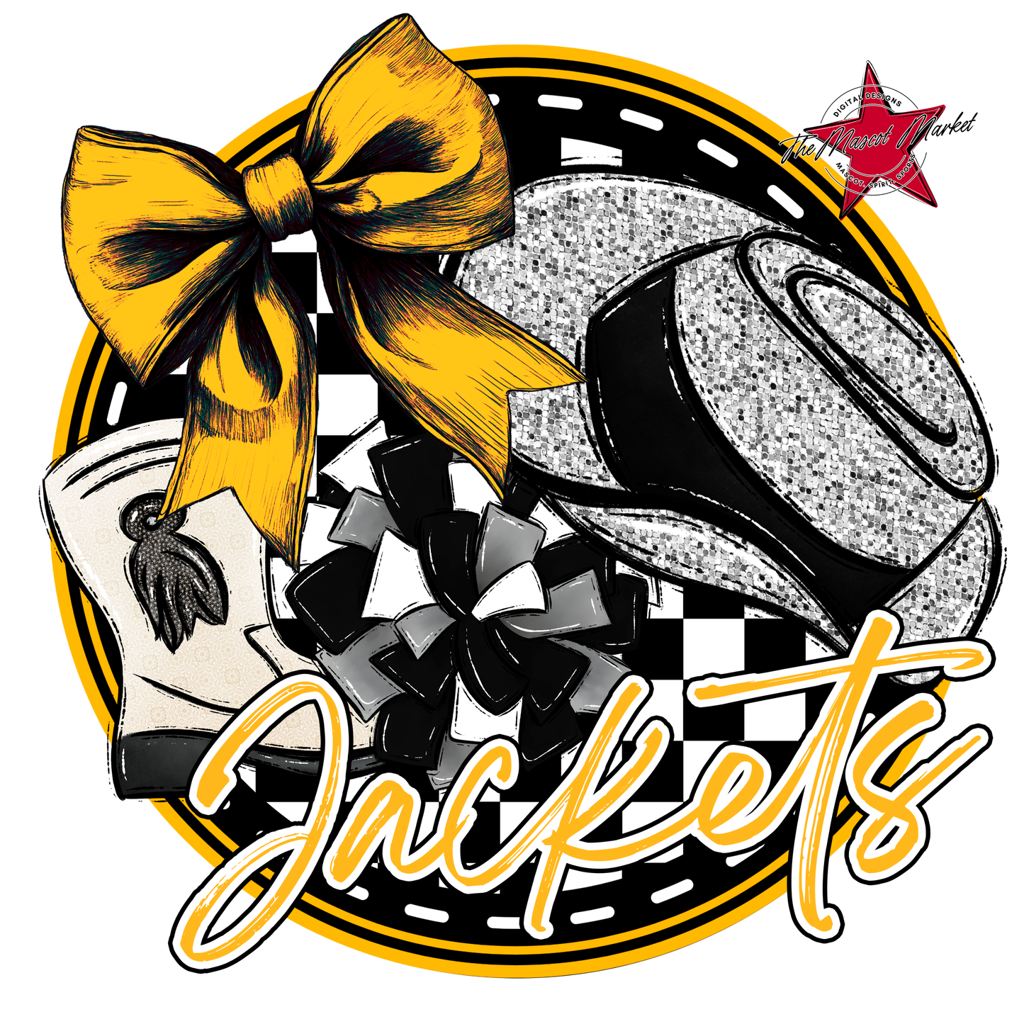 Jackets Circle Drillteam Design-Yellow