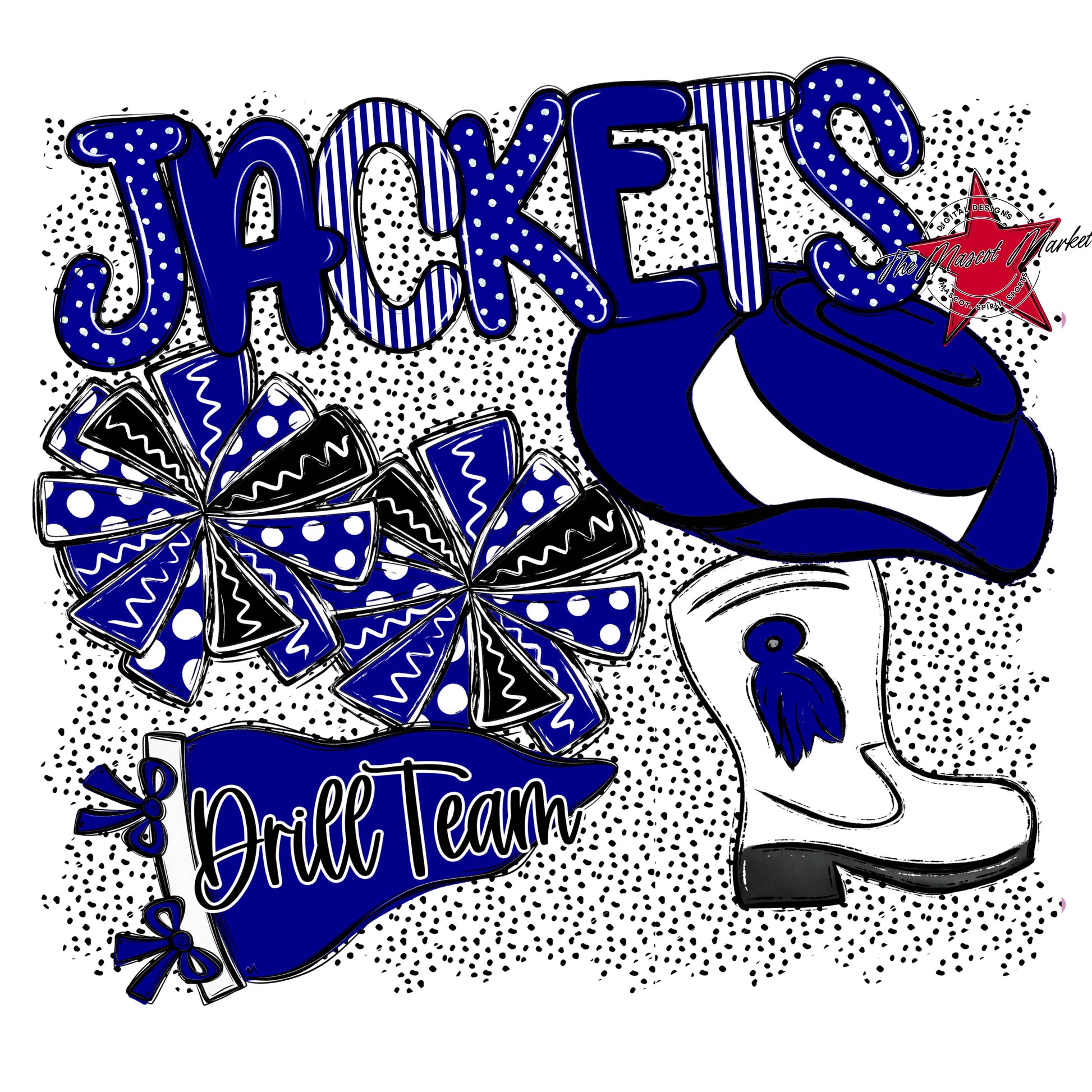Jackets Drillteam Spirit-Blue