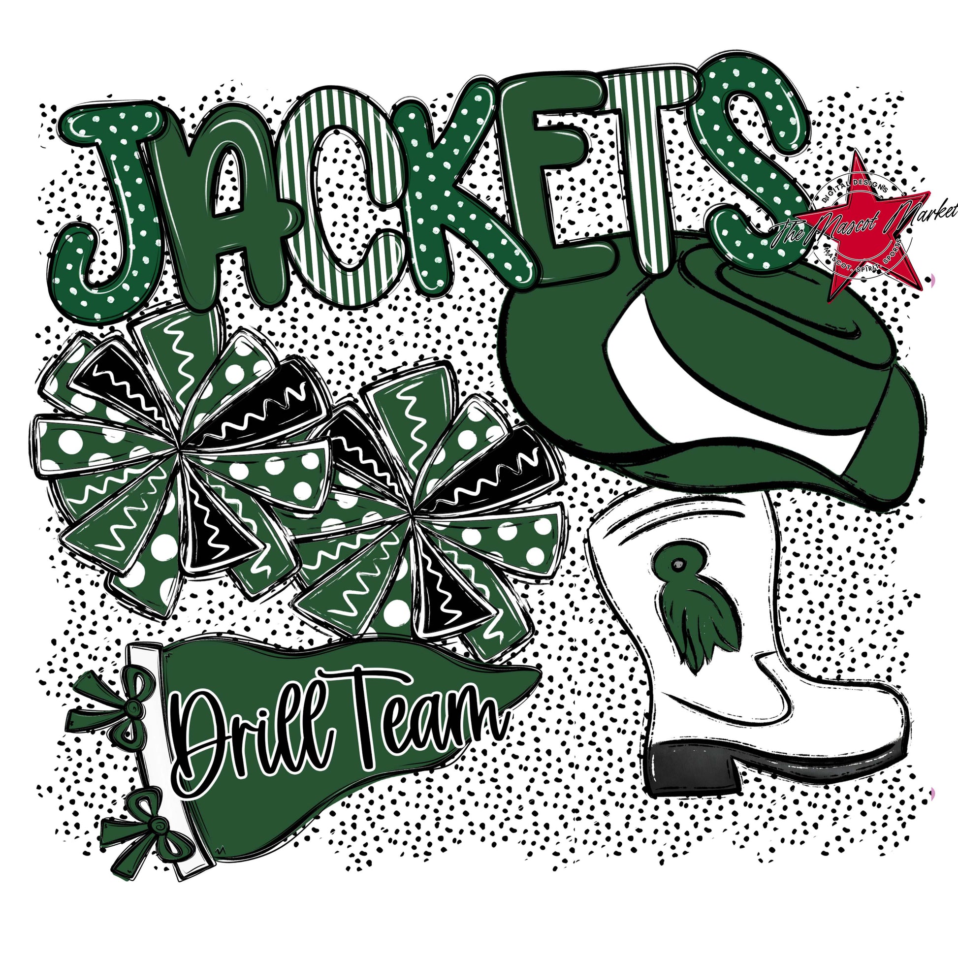 Jackets Drillteam Spirit-Green