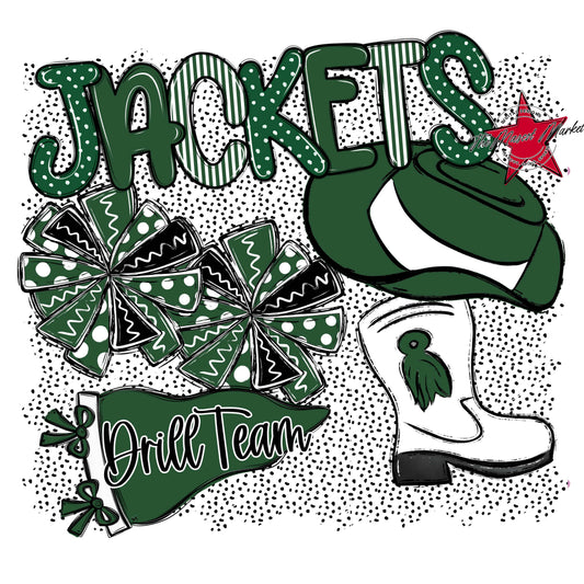 Jackets Drillteam Spirit-Green