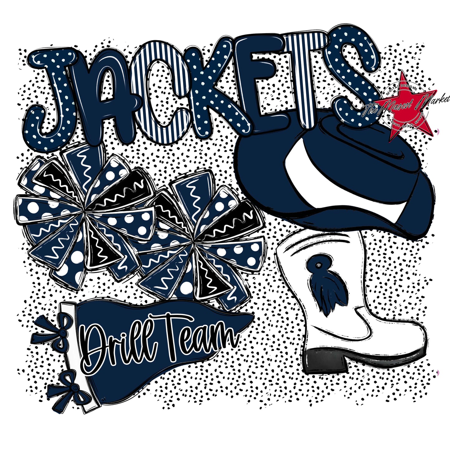 Jackets Drillteam Spirit-Navy