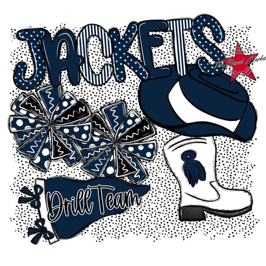 Jackets Drillteam Spirit-Navy
