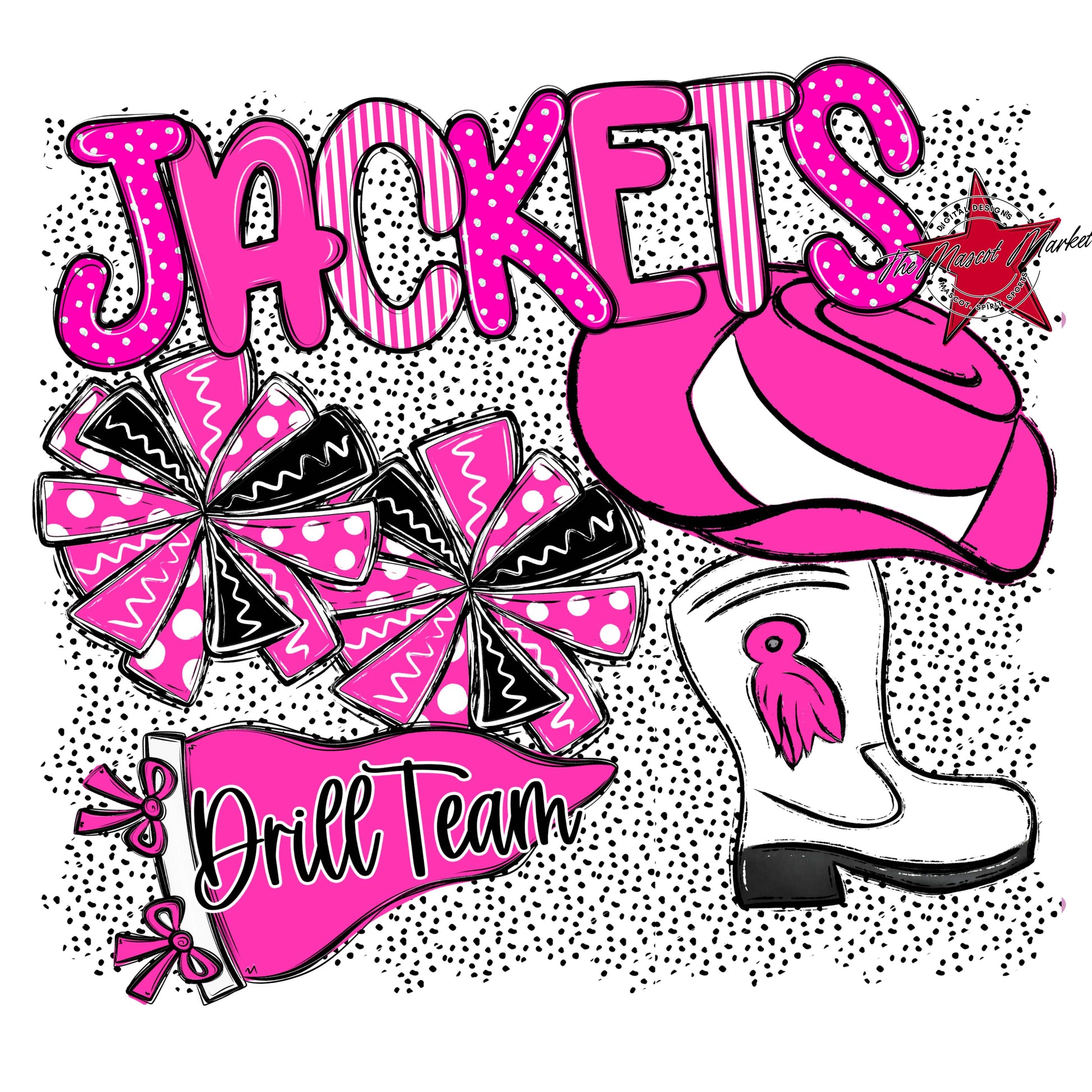 Jackets Drillteam Spirit-Pink