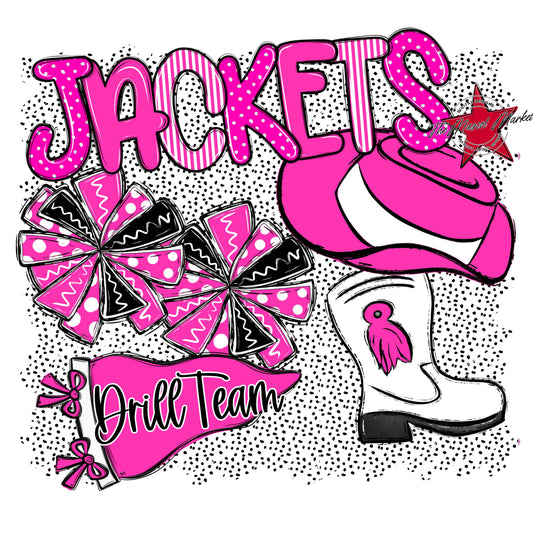 Jackets Drillteam Spirit-Pink