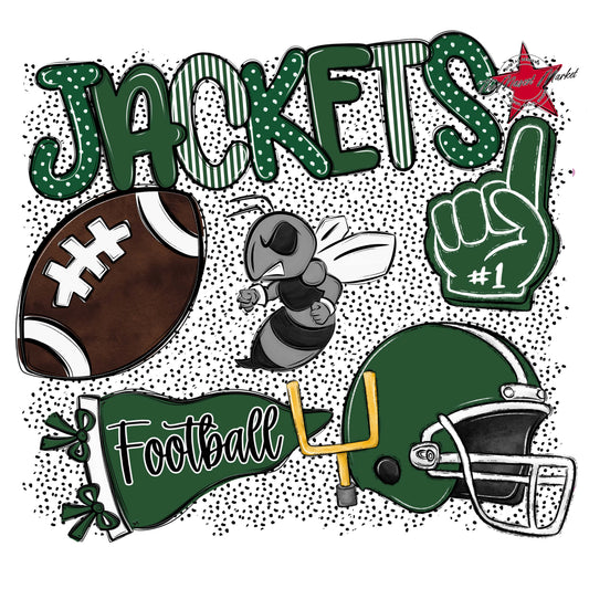 Jackets Football Spirit-Green