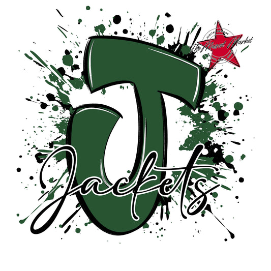 Jackets Mascot Splatter-Green