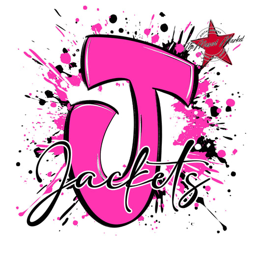 Jackets Mascot Splatter-Pink