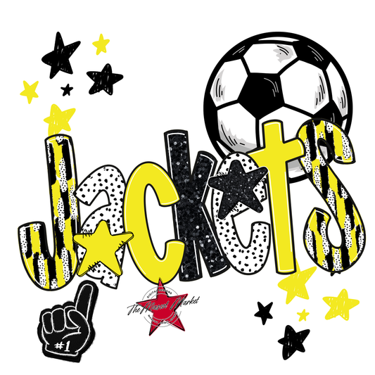 Jackets Soccer Scrape-Bright Yellow