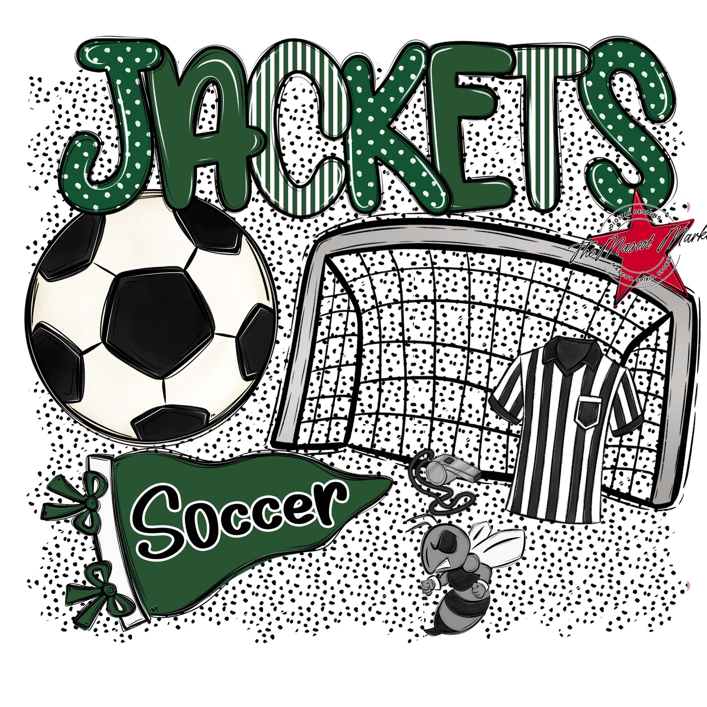 Jackets Soccer Spirit-Green