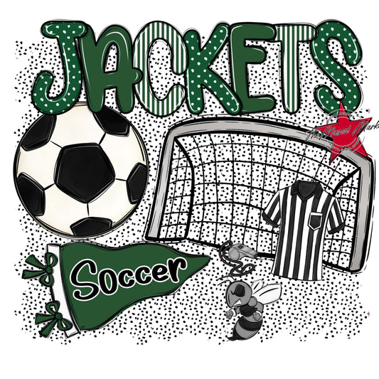 Jackets Soccer Spirit-Green