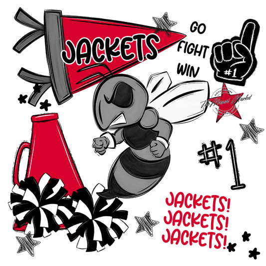 Jackets Spirit Design-Red