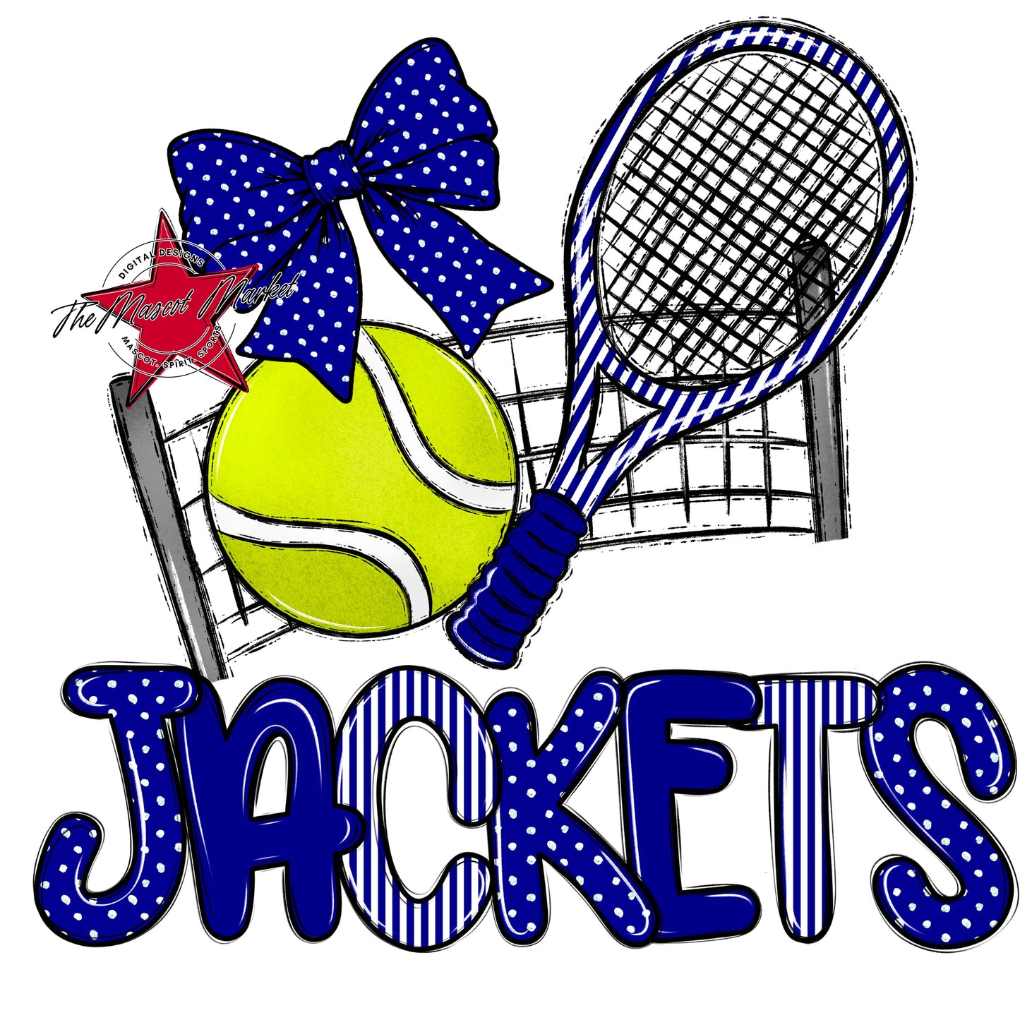 Jackets Tennis Spirit Design-Blue