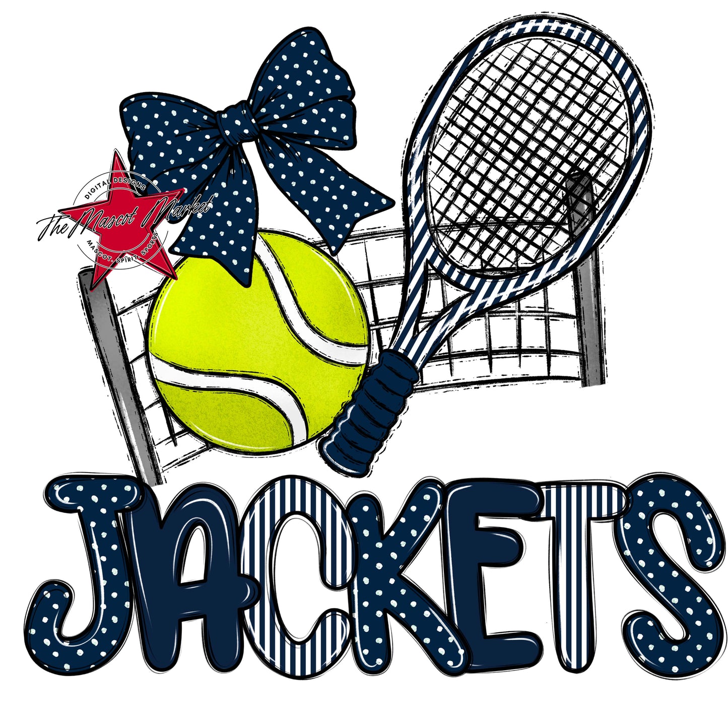 Jackets Tennis Spirit Design-Navy
