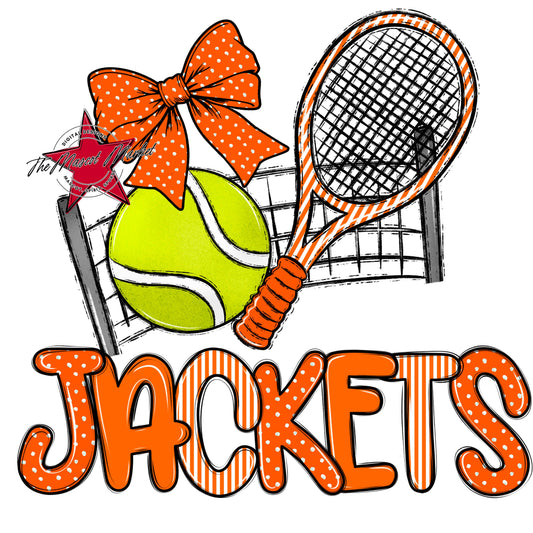 Jackets Tennis Spirit Design-Orange