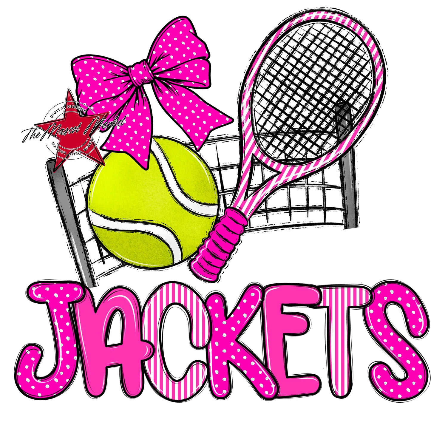 Jackets Tennis Spirit Design-Pink