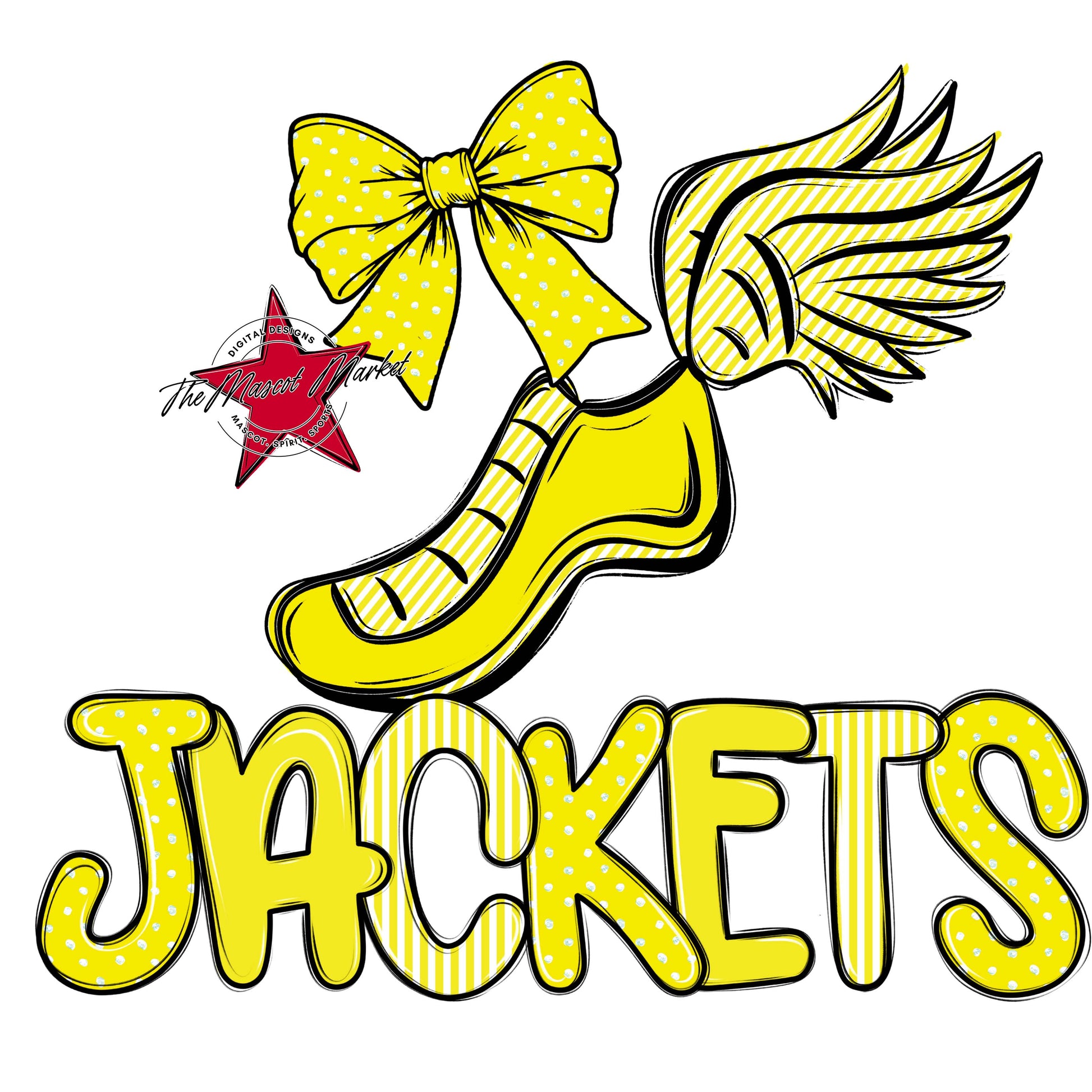 Jackets Track Spirit Design-Bright Yellow