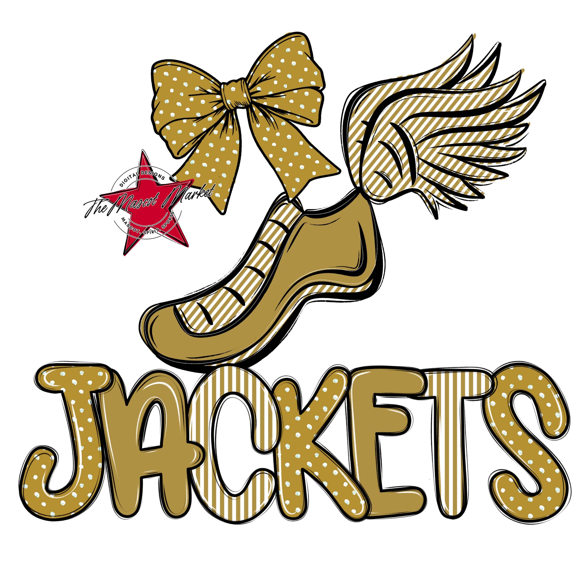 Jackets Track Spirit Design-Gold