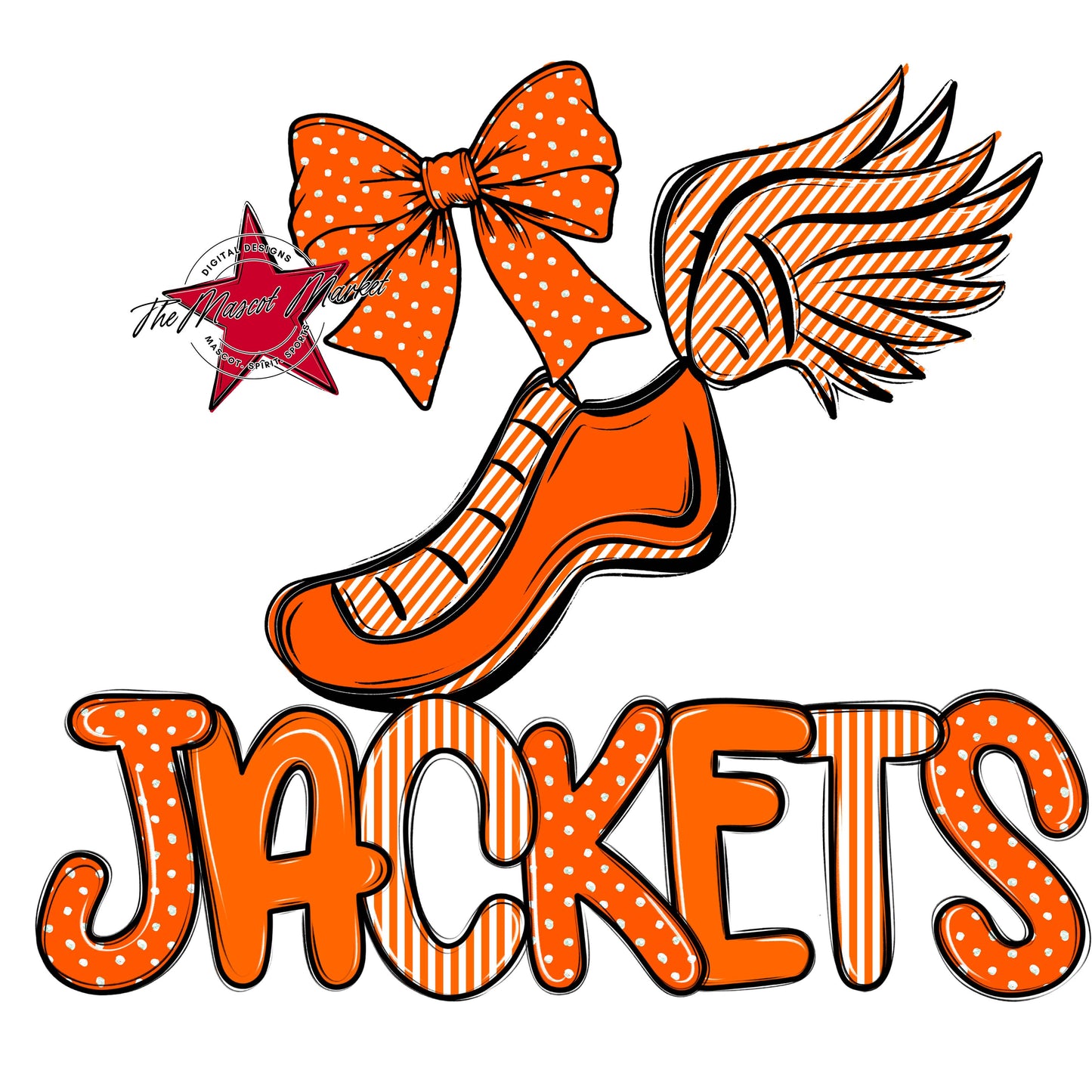Jackets Track Spirit Design-Orange
