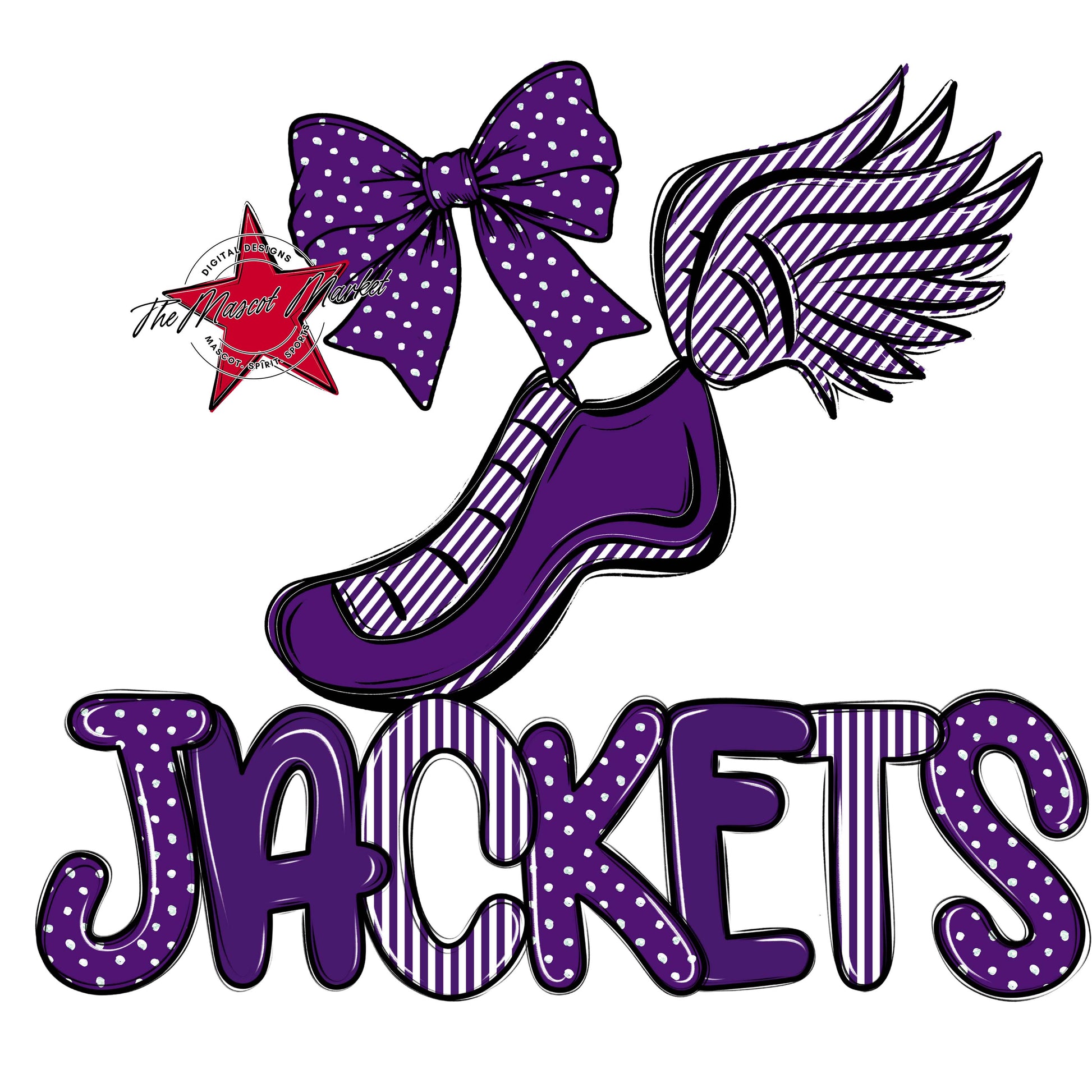 Jackets Track Spirit Design-Purple