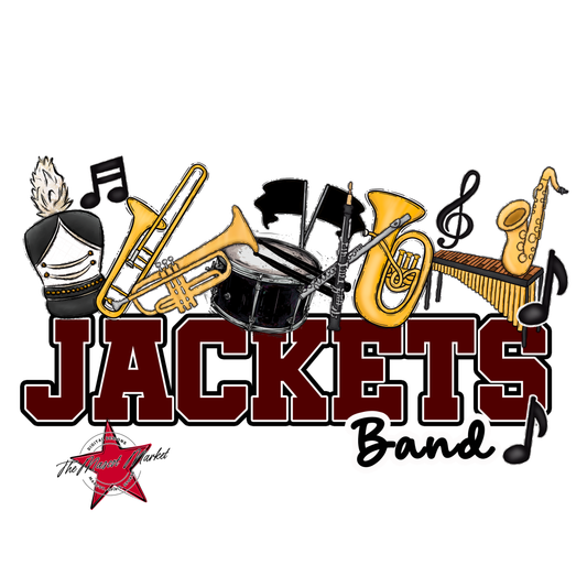 Jackets Varsity Band-Maroon