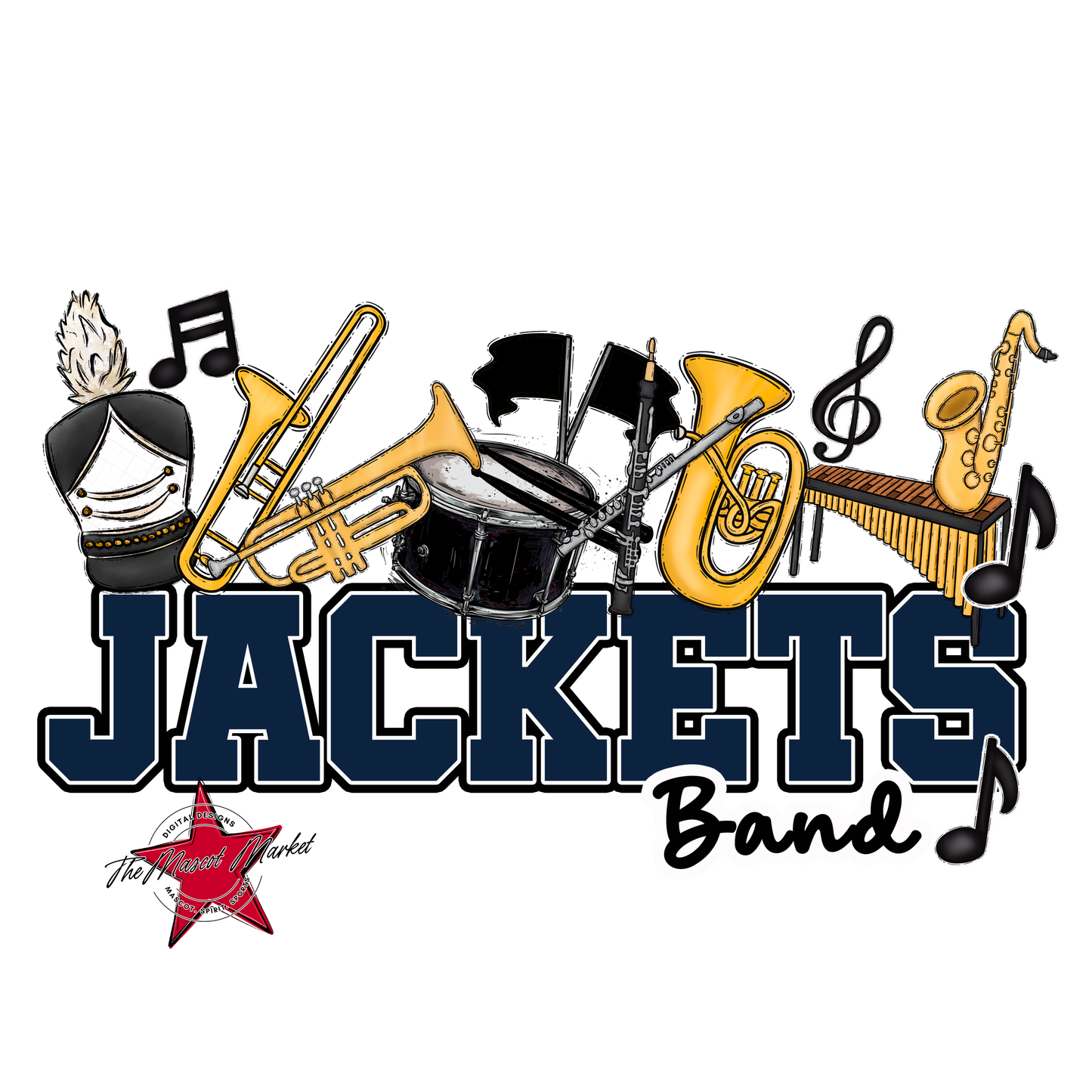 Jackets Varsity Band-Navy