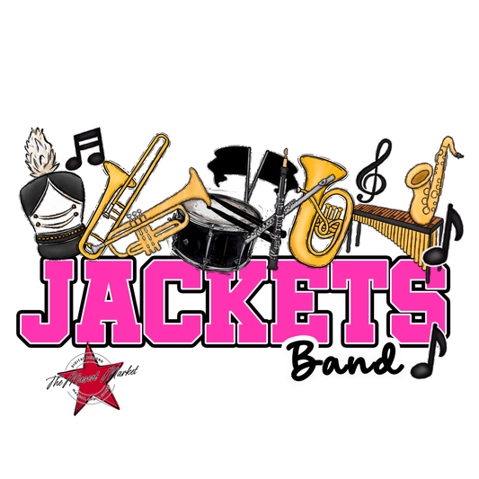 Jackets Varsity Band-Pink