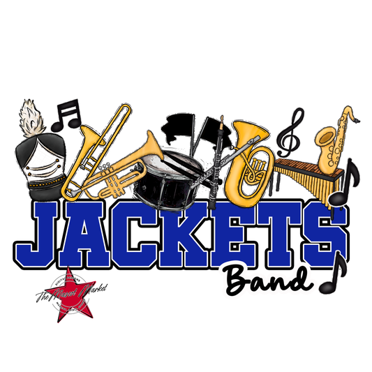 Jackets Varsity Band-Royal Blue