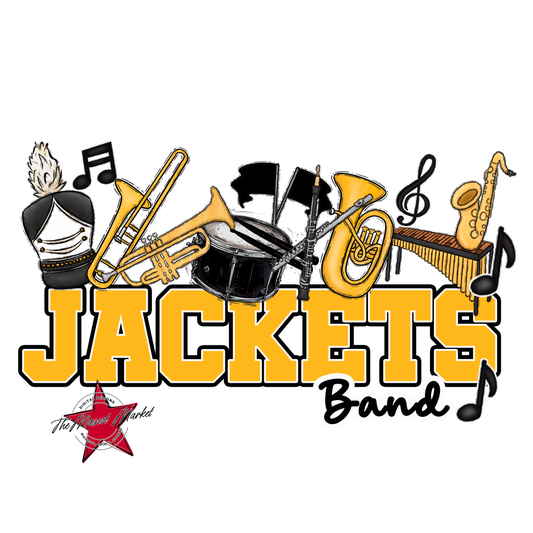 Jackets Varsity Band-Yellow
