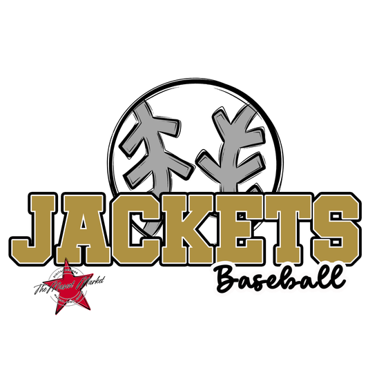 Jackets Varsity Baseball-Gold