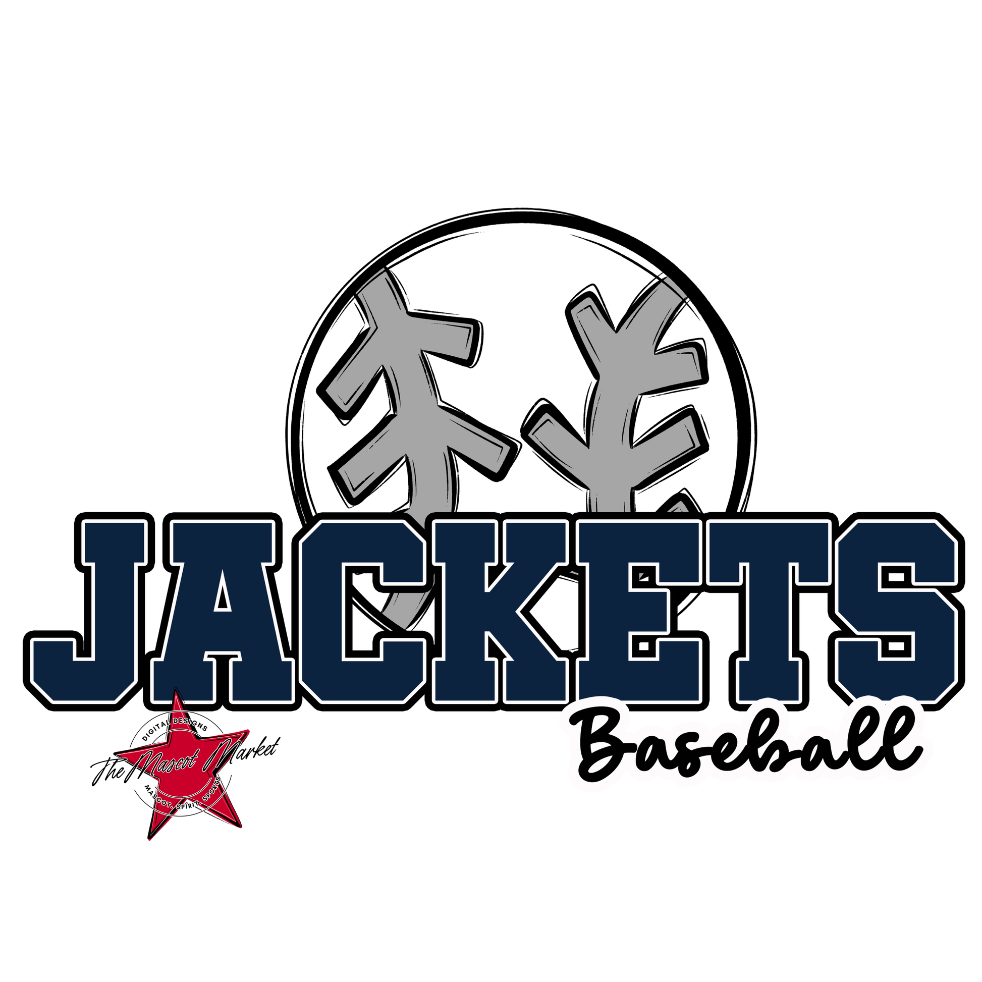 Jackets Varsity Baseball-Navy