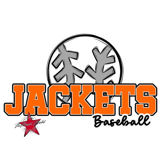 Jackets Varsity Baseball-Orange