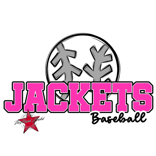 Jackets Varsity Baseball-Pink