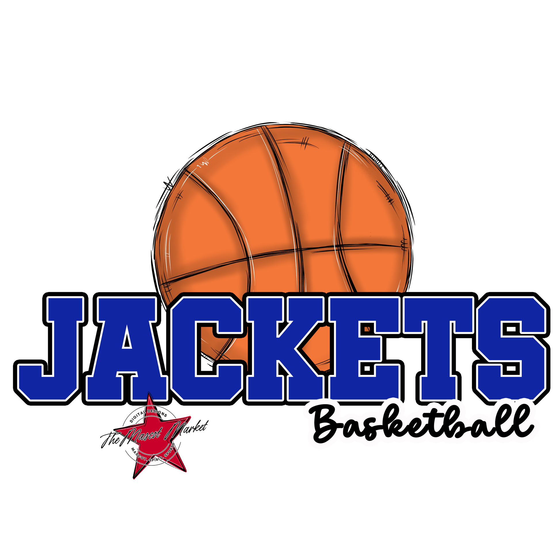 Jackets Varsity Basketball-Royal Blue