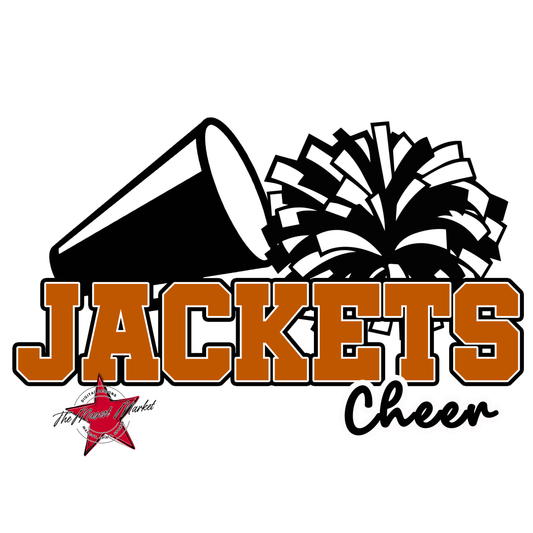 Jackets Varsity Cheer-Burnt Orange