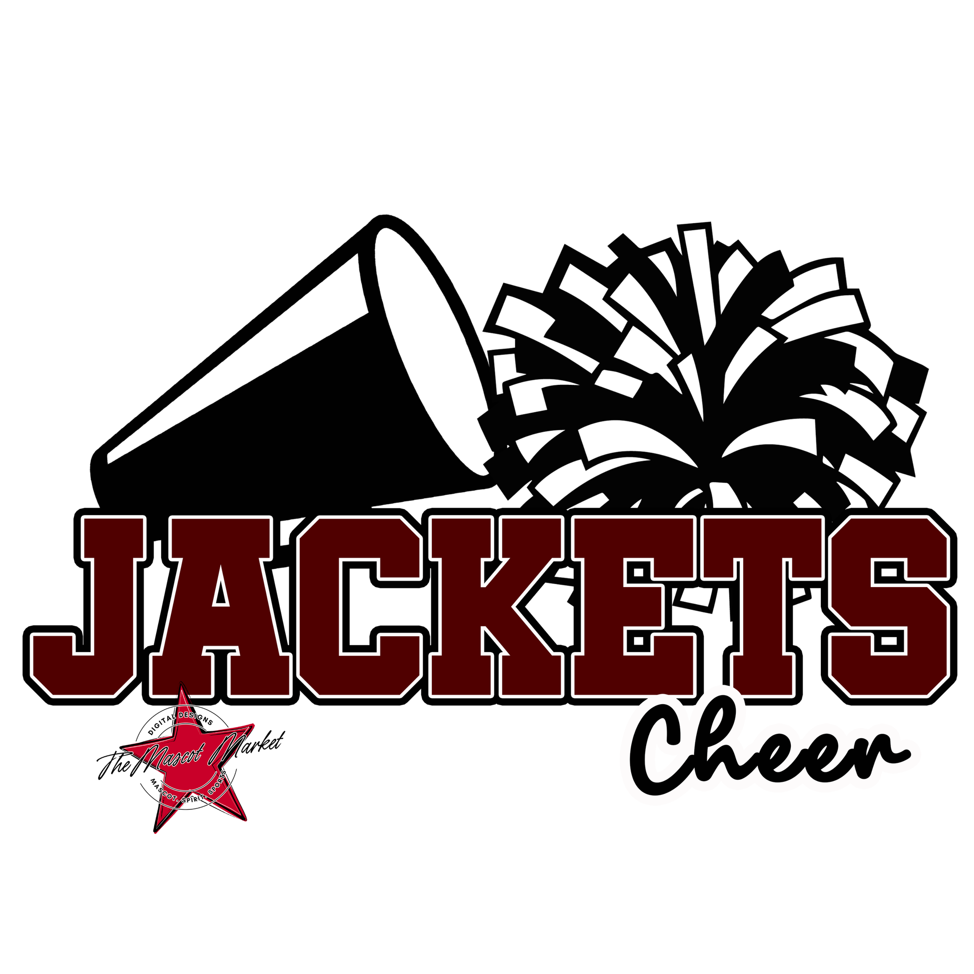 Jackets Varsity Cheer-Maroon