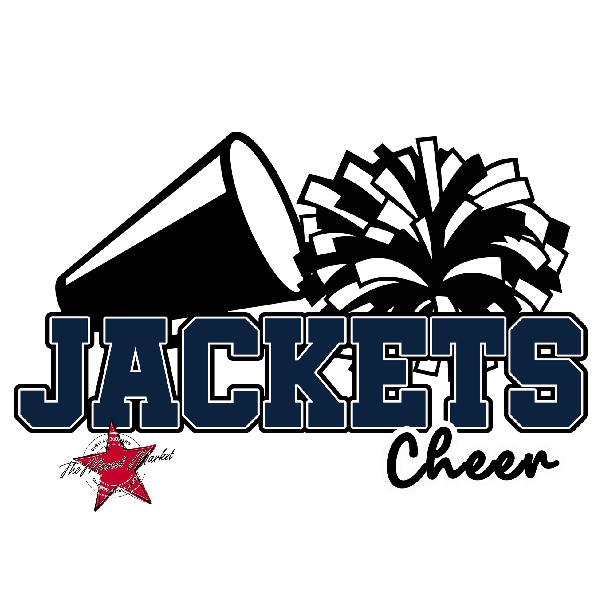 Jackets Varsity Cheer-Navy