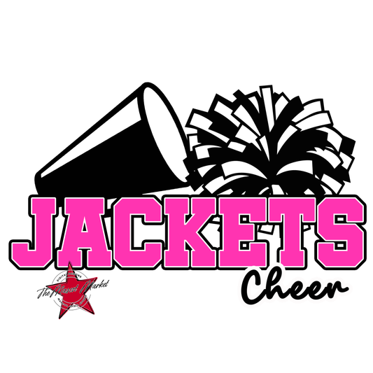 Jackets Varsity Cheer-Pink