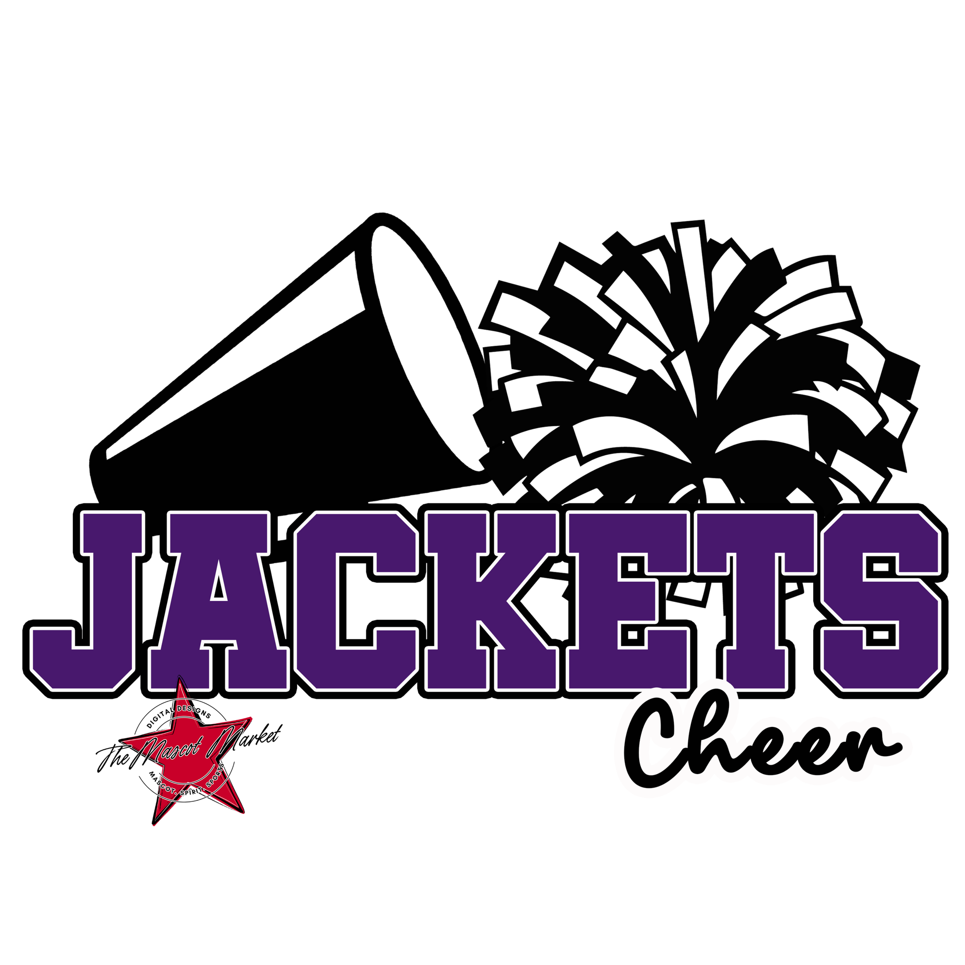 Jackets Varsity Cheer-Purple