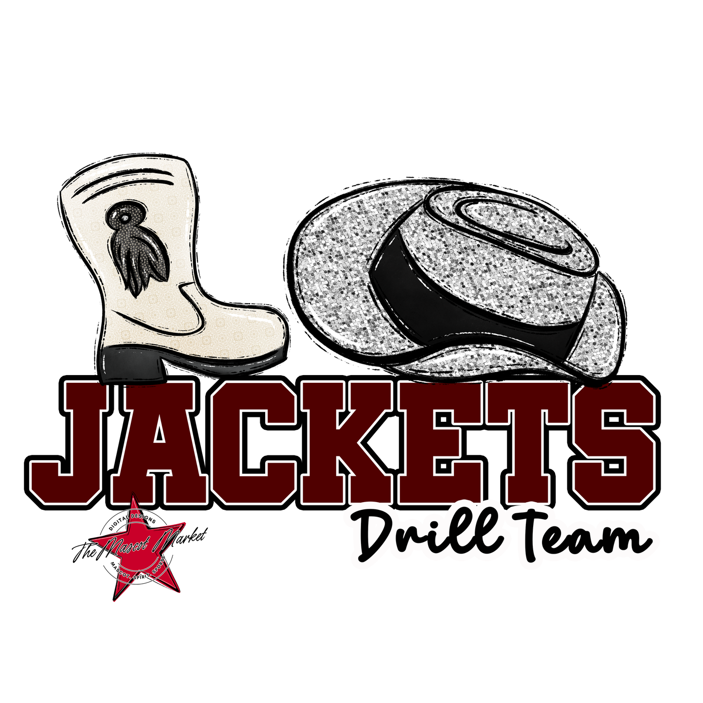 Jackets Varsity Drillteam-Maroon