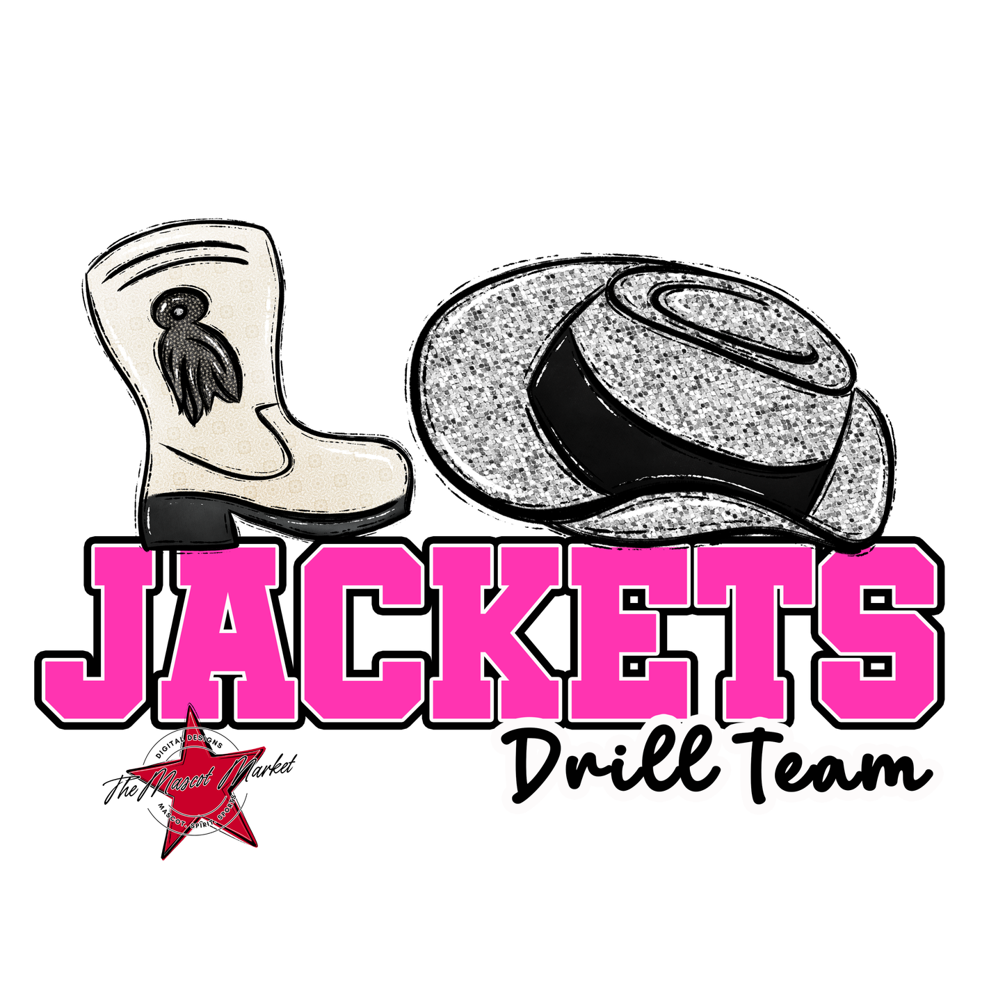 Jackets Varsity Drillteam-Pink