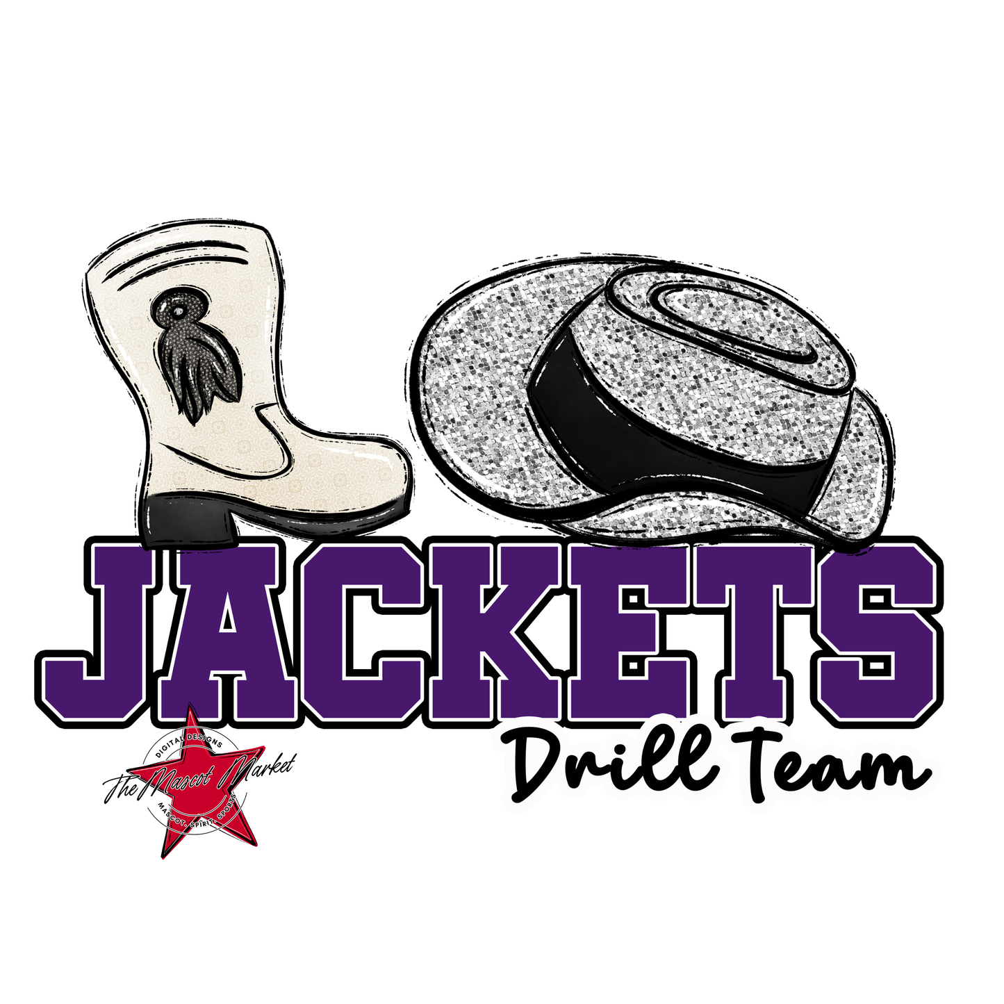 Jackets Varsity Drillteam-Purple