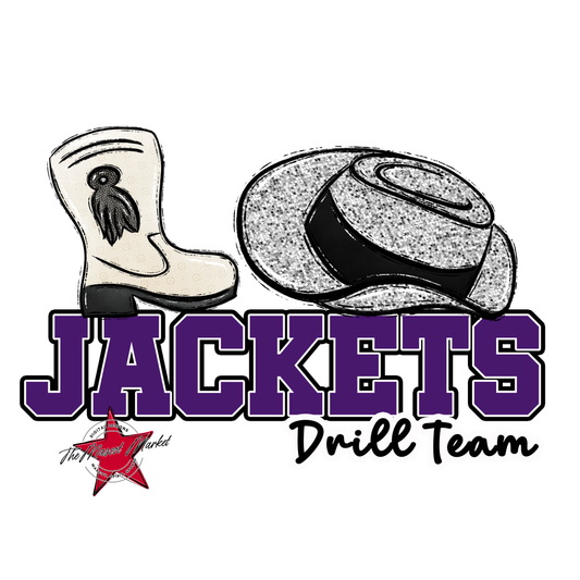 Jackets Varsity Drillteam-Purple