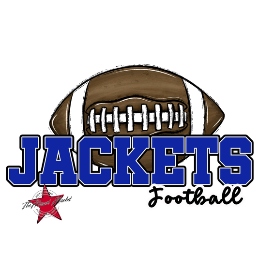 Jackets Varsity Football-Royal Blue