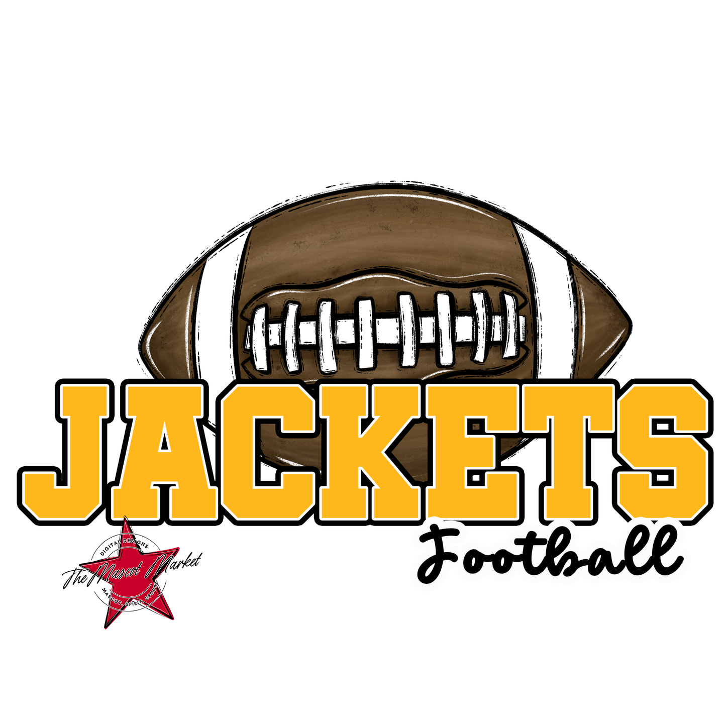 Jackets Varsity Football-Yellow